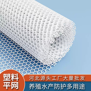 White Plastic Flat Net Balcony Stairs Thickened Anti-falling Protection Special for Brooding Dung Leakage Diamond Net Orchard Isolation Net