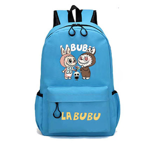 Новый мультфильм labubu labubu детский школьник школьный портфель многоцветный милый большой емкости