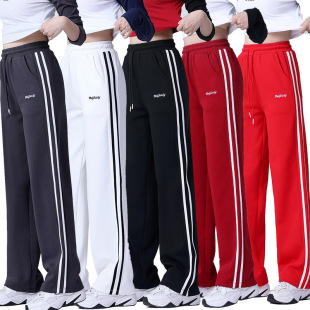2024 Beijianali Square Dance Clothing Autumn and Winter New Parallel Bars Straight Barrel Sports Leisure Women's Team Fitness Clothing