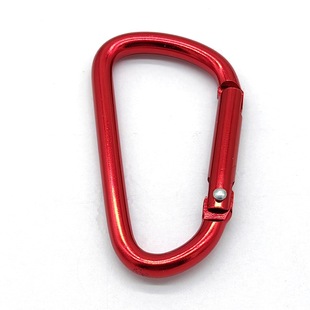 in stock No. 6 D-type Mountaineering Buckle Aluminum Alloy Backpack Luggage Bluetooth Speaker Water Bottle Pot Spring-type Quick Hanging Buckle