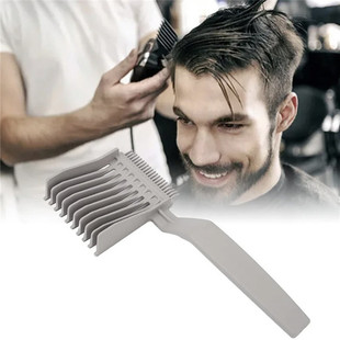 Трансграничный Barber Fade Combs Мужская расческа для волос Градиентная расческа Масляная штангенциркуль Расческа с длинной ручкой
