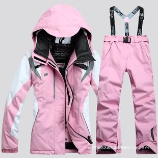 Factory direct 2023 women's outdoor high quality ski clothing waterproof warm veneer double board super warm wind