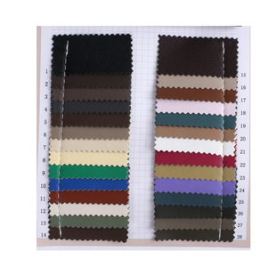 Factory PU leather wholesale new 0.7mm cotton bottom sheep grain leather fabric leather children's clothing special wash water clothing