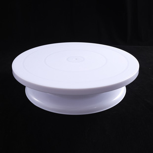 Baking tool with non-slip edge plastic cake turntable turntable wheat straw plastic PP rotating baking tool