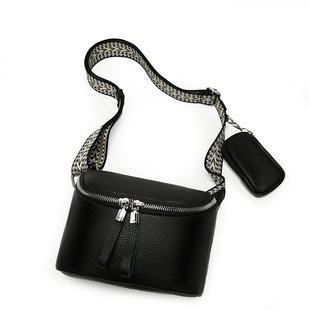 New high-grade genuine leather women's bag first layer cowhide messenger bag women's shoulder bag fashionable casual soft leather bag