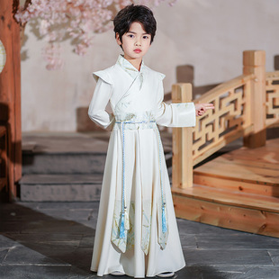 2024 new spring and summer original children's Hanfu boys ancient costume antique handsome chivalrous customer service Tang suit costumes wholesale