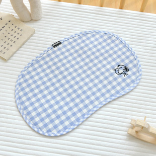 Newborn Baby Summer Pillow 0-12 Months Baby Ramie Tencel Cloud Pillow Breathable Anti-Spitting Milk Cool Flat Pillow
