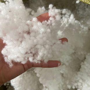 No Fluorescent Filled Cotton 3d Fluffy Pearl Cotton Pillow Doll PP Cotton Garment Filled Granular Baby Cotton