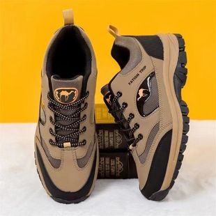 Sneaker men's new fashionable texture trendy hiking shoes casual simple comfortable lightweight running shoes