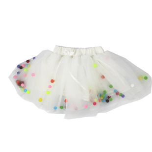 Colored Ball Gauze Skirt Girl's Skirt Baby Skirt Baby Girl Skirt Dress