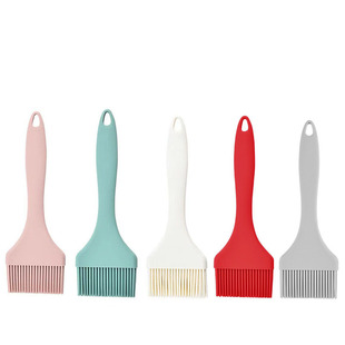 7cm wide mouth silicone oil brush high temperature resistant baking brush food grade pancake brush outdoor large portable barbecue brush