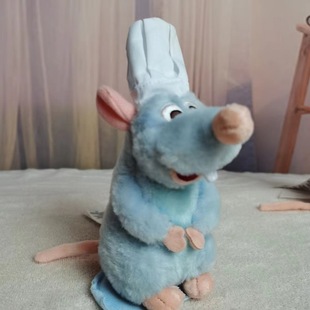 Ratatouille Doll Plush Toy Doll Birthday Gift with Magnet Sitting Shoulder Pad