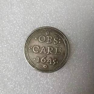 Antique Crafts 1645 Commemorative Coin Replica Commemorative Coin Brass Silver Plated Material #1635
