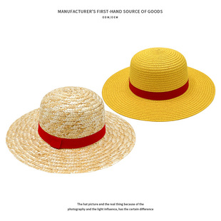 Луффи соломенная шляпа Вторичная анимация Дресс-игры One Piece Король КОСПАЛИЯ соломенная шляпа Зонт шляпа