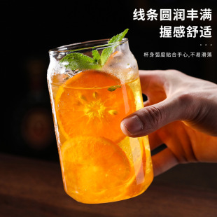 ins Popular Coffee Cup Can Glass Cup Smoothie Cup Cold Drink Cup Sparkling Water Cup Cola Cup Cocktail Cup