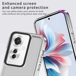 Новый космический чехол RENO 12 акриловый прозрачный чехол для телефона A78 11F анти-падение RENO 11 5G защитный чехол