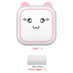 Xunchen mini label printer small photo printer hand account note QR code thermal Bluetooth printer