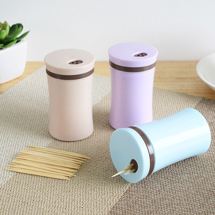 Toothpick Cylinder Wholesale Small Man Waist Home Hotel Restaurant Hotel Commercial Creative Disposable Tank Nordic Box Toothpick
