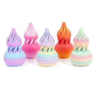 Cross-border 3D printing decompression gourd spin music 3D Printed Spiral ornaments whirlpool toy model