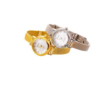 2023 Fashion Explosions Yuhao Fine Mesh Band Tuhao Gold Watch Small Quartz Watch Small Dial Women's Watch Fine Band Bracelet Watch