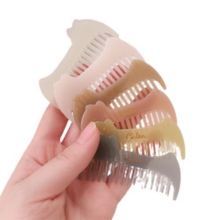 Acrylic Internet Celebrity Headline Hair Sorting Artifact Hair Comb Women's Head Small Portable Comb Hair Accessories