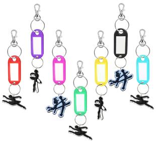 Cross-border Ballet Colorful Plastic Sign Key Sign Dunhuang Key Tag Key Sign Luggage Label
