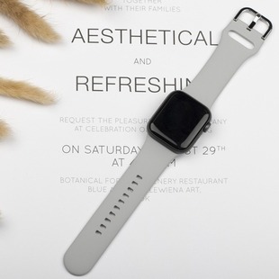 Для Apple Apple watch ultra 87654321 поколения se спортивный железный застежка силиконовый ремешок для часов