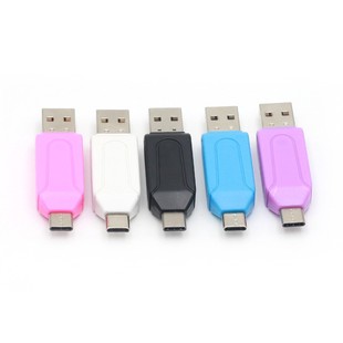 Микро/Тип мобильный телефон компьютер USB кард-ридер читаемая передача SD TF высокоскоростной мобильный телефон OTG Мобильный телефон кард-ридер