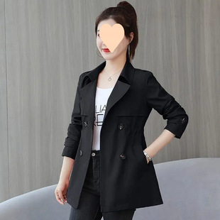 February and August Women's Short Jacket Ladieswear's Style 2025 Popular Spring and Autumn Easiest for Match Large Size Jacket New Windbreaker