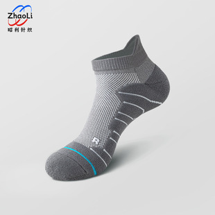 Running socks men's spring and summer towel bottom short tube sweat-absorbent deodorant men's summer marathon basketball Zhuji