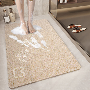Cross-border Amazon Bathroom Anti-slip Mat Shower Room Bathing Foot Mat Silk Ring Toilet Toilet Toilet Waterproof Mat