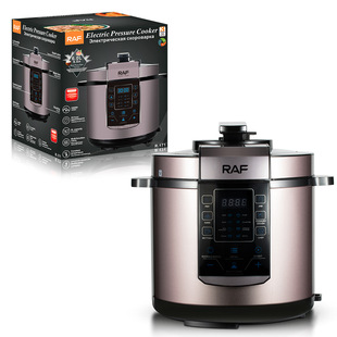 RAF European standard electric pressure cooker 6L rice cooker household non-stick pan multi-functional 24-hour insulation rice cooker