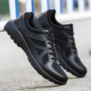New Spring and Autumn Training Shoes Men's Black Physical Fitness Shoes Fire Fighting Training Shoes Labor Protection Rubber Shoes Liberation Shoes Sports Shoes Running Shoes