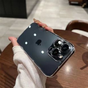 12 подходит для Apple 16promax прозрачный ПК жесткий чехол 15 чехол для телефона 14/13pro мужской x/xr все включено 6p/8p