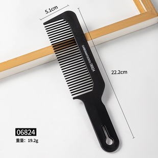Cross-border Tony Gay Black Double Tooth Oil Hair Comb Stylist Special Hair Pick Pointed Tail Comb Men's Style Hair Comb