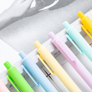 Шариковая ручка Creative Girl Macaron Color Press Маленькая свежая пластиковая ручка Студенческая экзаменационная офисная пластиковая шариковая ручка