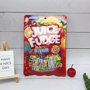 Baishi brothers 88g fruit juice soft candy mixed flavor Home Office greedy snack candy leisure food wholesale