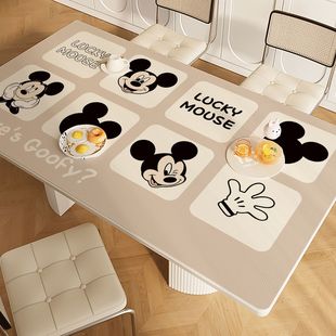 Tablecloth Oil-resistant Dirty-resistant Easy-to-take-care Non-slip Table Mat Household Table Anti-scalding Waterproof Wear-resistant Leather Coffee Table Mat