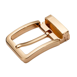 Men's Belt Buckle Pin Waist Head Pin Buckle 4.0 Youth Casual Pants with Clip Simple Belt Accessories with Tail Clip