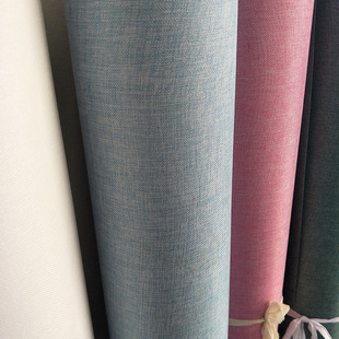 Linen composite PVC transparent film table lamp floor lamp cover dining room living room lamp fabric lampshade lighting auxiliary material