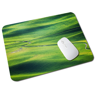 Small Natural Scenery Simple Office Square Mouse Mat Atmosphere Creative Home Portable Non-Slip Computer Mat