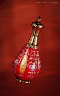 Jin enamel wine bottle Jingdezhen five Jin ceramic wine bottle Chinese style wine jar empty wine bottle manufacturers