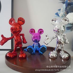 Creative Mickey Mouse Mickey Ornaments Internet Red Cartoon Doll Living Room Desktop TV Wine Cabinet Home Decorations Wholesale