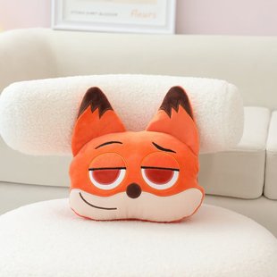 Cartoon Cute Rabbit Fox Car Headrest Neck Pillow Pillow Cushion Pillow Car Pillow Air Conditioned Blanket