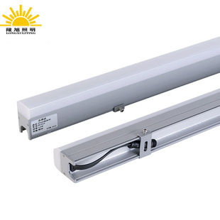Led outdoor waterproof soft light line lamp colorful marquee DMX512 linear diffusion pc cover anti-glare contour lamp