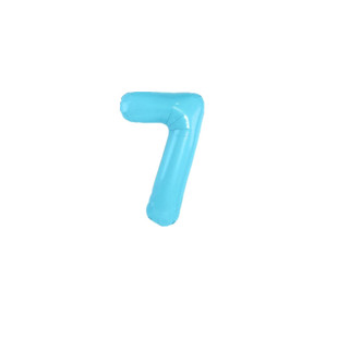 Separate packaging 32 inch US digital balloon 0-9 cross-border dark green candy powder candy blue photo balloon
