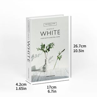 Cross-border folding fake book decoration book simulation book creative modern simple English prop book mold ins wind wholesale