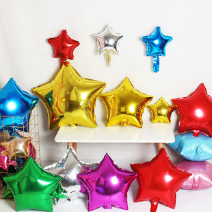 24 inch five-pointed star aluminum film balloon wedding proposal birthday party decoration aluminum foil balloon wholesale