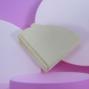Hand Drip Filter Coffee Filter Paper American Coffee Machine Fan-shaped Cone Filter Paper V60 Philharmonic Press Filter Paper