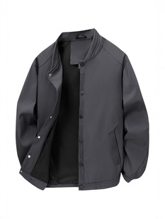 Cross-border Amazon Jacket Coat Men's Spring and Autumn Middle-aged Dad's Business Executive Casual Jacket Coat